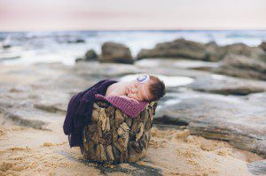 Sunshine Coast Outdoor Newborn Photographer - Zea