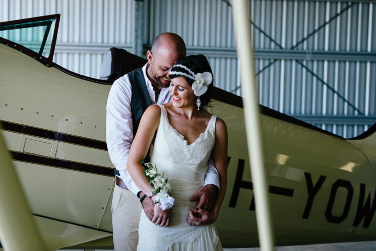 Sunshine Coast Bi-Plane Wedding